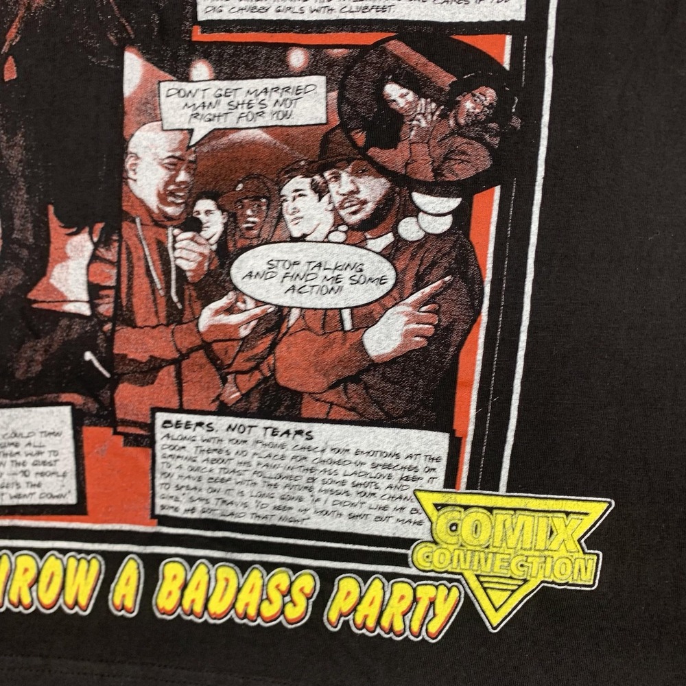Mad Ghetto Comics Shirt Mens 3XL Black Travis McCoy Graphic‎ Tee Comic Style Y2K - Picture 5 of 16